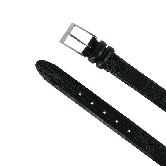 Toneka Men's Big & Tall Leather Lizard Print Belt - Picture 2 of 3